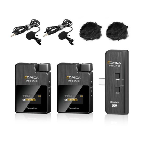 comica boomx-uc professional mini 2.4g digital wireless microphone for usb c (type-c) smartphone
comica boomx-uc professional mini 2.4g digital wireless microphone for usb c (type-c) smartphone
