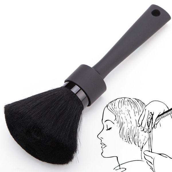 hair brushes professional nylon plastic durable handle soft fur neck sweep brush salon barber tools, Silver
hair brushes professional nylon plastic durable handle soft fur neck sweep brush salon barber tools, Silver