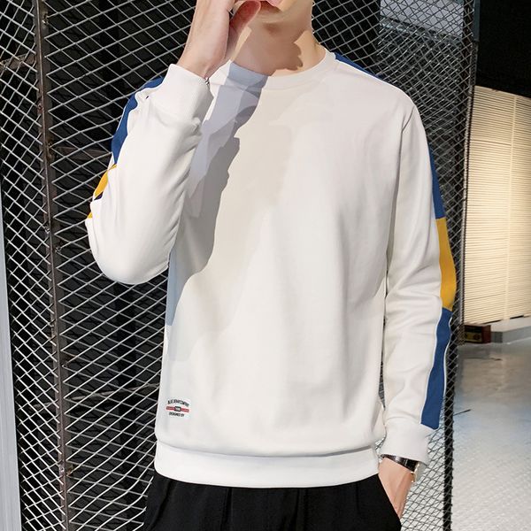men's sweater long-sleeved t-shirt 2020 new spring and autumn trend loose casual base shirt men's t, Black;white
men's sweater long-sleeved t-shirt 2020 new spring and autumn trend loose casual base shirt men's t, Black;white