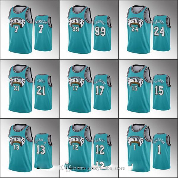 Men Ja Morant Memphis nba Jaren Jackson Jr. Dillon Brooks 2020 25th Anniversary Classic Teal Grizzlies Custom Jersey
Men Ja Morant Memphis nba Jaren Jackson Jr. Dillon Brooks 2020 25th Anniversary Classic Teal Grizzlies Custom Jersey