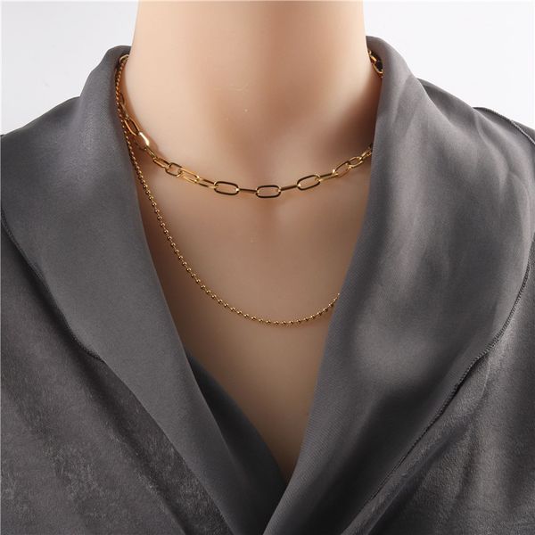 timeless wonder titanium pave beaded chains choker necklace women stainless steel jewelry hiphop trendy boho kpop neat ins 1424, Golden;silver
timeless wonder titanium pave beaded chains choker necklace women stainless steel jewelry hiphop trendy boho kpop neat ins 1424, Golden;silver
