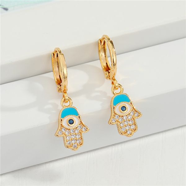hoop & huggie 1pair crystal turkish eye fatima hand earrings for women vintage cute evil circle small stud jewelry gift, Golden;silver
hoop & huggie 1pair crystal turkish eye fatima hand earrings for women vintage cute evil circle small stud jewelry gift, Golden;silver
