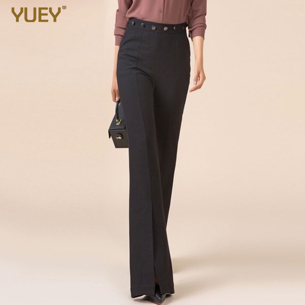 yuey women long lengthen elegant fashion suit high waist big yards split flare pants office lady trousers plus size, Black
yuey women long lengthen elegant fashion suit high waist big yards split flare pants office lady trousers plus size, Black