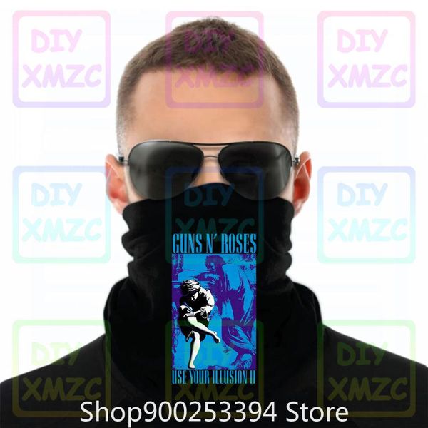 gunsnroses use your illusion tour 1991 bandana, Blue;gray