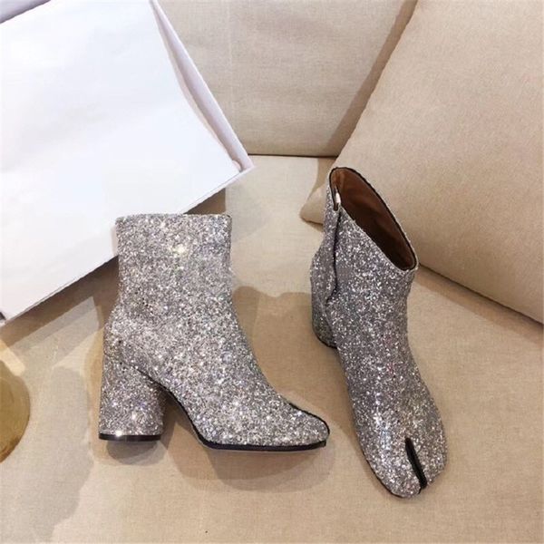 brand design tabi split toe boots women leather zapatos mujer chunky high heel ankle boots women shoes fashion botas mujer cx200821567012, Black
brand design tabi split toe boots women leather zapatos mujer chunky high heel ankle boots women shoes fashion botas mujer cx200821567012, Black
