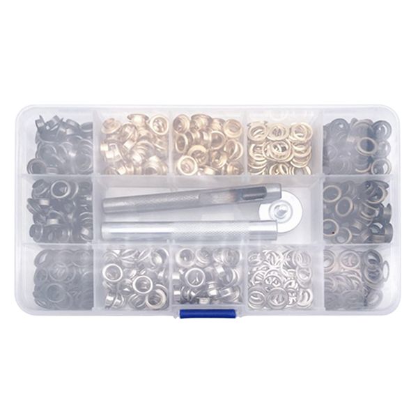 400pcs diy craft bag tag metal eyelets clothes accessories repairing grommet kit
400pcs diy craft bag tag metal eyelets clothes accessories repairing grommet kit
