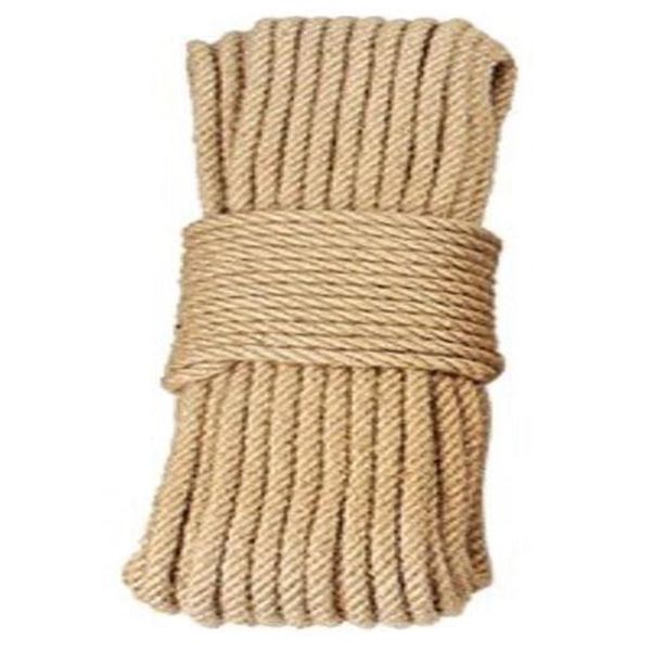 afbc 10mm 20m jute ropes twine natural cord diy nordic home decor cat pet scratching