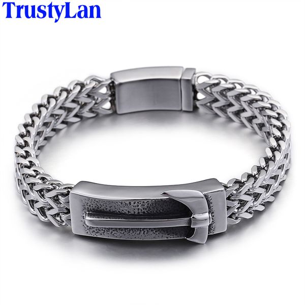 trustylan punk rocker men's wrap bracelets 2020 14mm wide 316l stainless steel hammer bracelet for men armband jewelry wristband, Golden;silver
trustylan punk rocker men's wrap bracelets 2020 14mm wide 316l stainless steel hammer bracelet for men armband jewelry wristband, Golden;silver