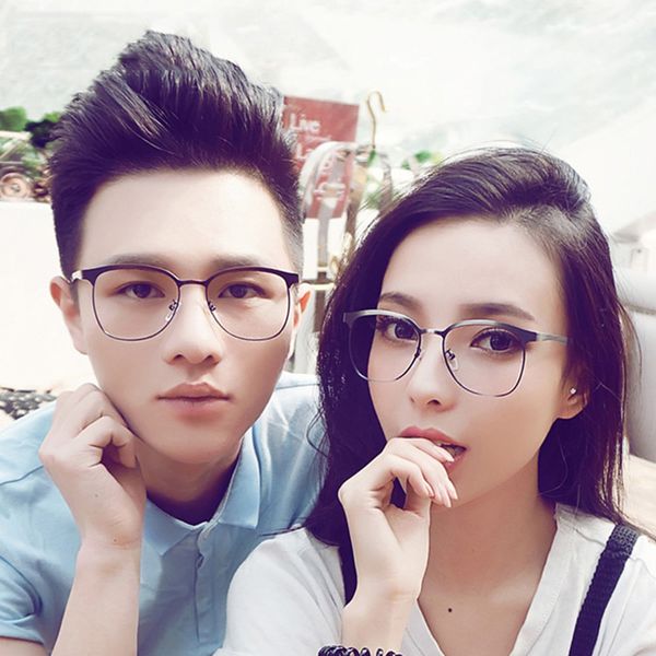 new fashion lover gift student girl boy optics computer myipia glasses frame no degree women men metal square reading eyeglasses, Black
new fashion lover gift student girl boy optics computer myipia glasses frame no degree women men metal square reading eyeglasses, Black