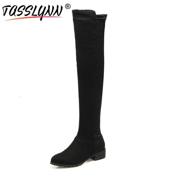 tasslynn 2020 женщины boots med каблуки тонкий облик над коленом boots молнии квадратные каблуки весной и осенью женская обувь размер 34-43, Black
tasslynn 2020 женщины boots med каблуки тонкий облик над коленом boots молнии квадратные каблуки весной и осенью женская обувь размер 34-43, Black