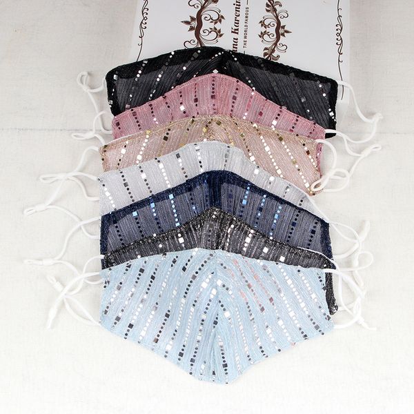 new fashion bling bling sequin dust mask dustproof washable windproof reuse face mask elastic earloop mouth mask
new fashion bling bling sequin dust mask dustproof washable windproof reuse face mask elastic earloop mouth mask