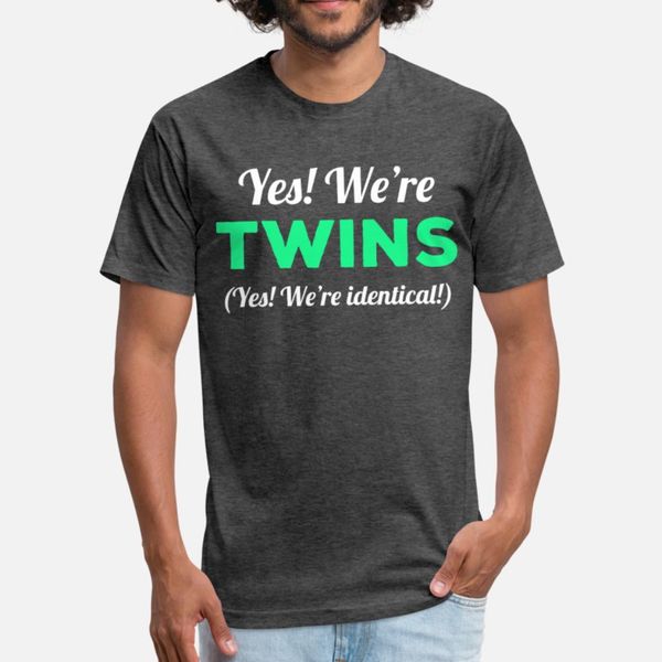 да мы близнецы да мы идентичные yes we»t shirt мужчины подарков с коротким рукавом круглым воротом одежда подарков мода лето природные
да мы близнецы да мы идентичные yes we»t shirt мужчины подарков с коротким рукавом круглым воротом одежда подарков мода лето природные