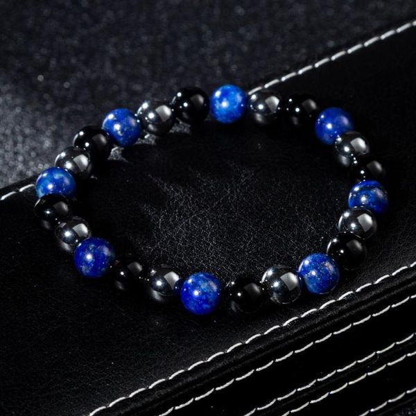 hematite lapis round stones obsidian strand bracelet beaded stretchy men women novelty yoga bracelets, Black
hematite lapis round stones obsidian strand bracelet beaded stretchy men women novelty yoga bracelets, Black