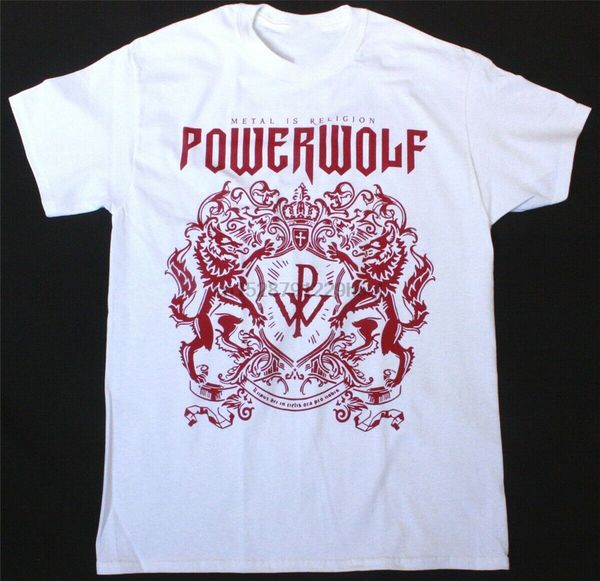 powerwolf metal is religion power metal heavy new white t-shirt streetwear funny tee shirt
powerwolf metal is religion power metal heavy new white t-shirt streetwear funny tee shirt