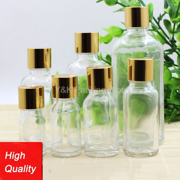5ml,10ml,15ml,20ml,30ml,50ml,100ml empty glass bottles clear essential oil bottle vials bright gold aluminum cap
5ml,10ml,15ml,20ml,30ml,50ml,100ml empty glass bottles clear essential oil bottle vials bright gold aluminum cap