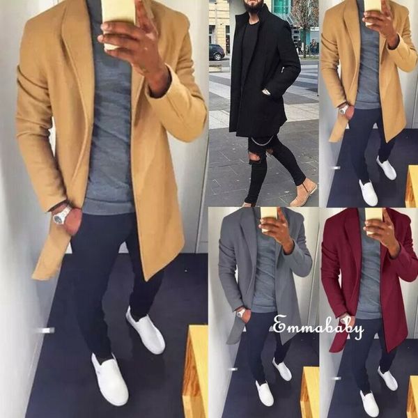 2020 fashion men's noble british coats casual outwear spring autumn warm long overcoat cool windbreaker jacket clothes, Tan;black
2020 fashion men's noble british coats casual outwear spring autumn warm long overcoat cool windbreaker jacket clothes, Tan;black