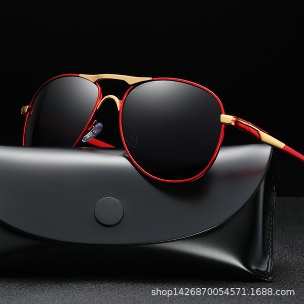 metail frame polarized sunglasses men brand designer aviation sunglasses male sun glasses driving m269, White;black
metail frame polarized sunglasses men brand designer aviation sunglasses male sun glasses driving m269, White;black
