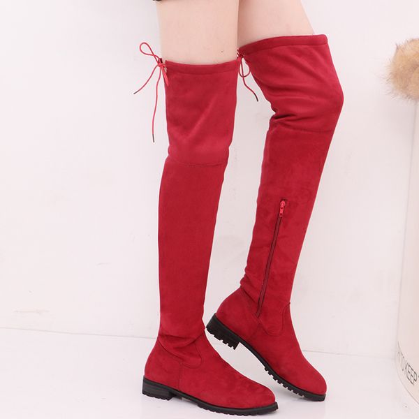 2020 new women stretch suede thigh high boots winter black grey red over the knee boots fashion overknee women shoes
2020 new women stretch suede thigh high boots winter black grey red over the knee boots fashion overknee women shoes