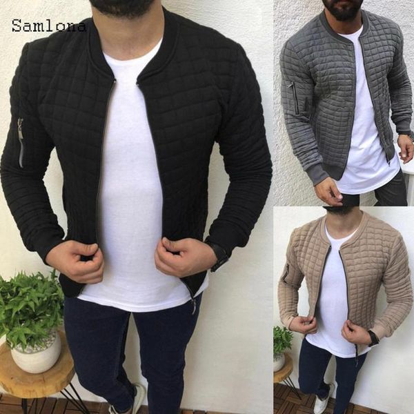 men's jackets 2021 european style fashion youth men autumn winter slim plaid indentation zipper rib sleeve tunic mens clothing coats, Black;brown
men's jackets 2021 european style fashion youth men autumn winter slim plaid indentation zipper rib sleeve tunic mens clothing coats, Black;brown