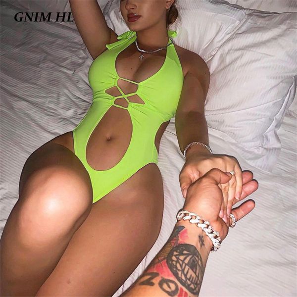 gnim hollow out bikini mujer 2020 bandage solid swimwear women backless swimsuit summer new one piece bathing suit biquini, White;black
gnim hollow out bikini mujer 2020 bandage solid swimwear women backless swimsuit summer new one piece bathing suit biquini, White;black