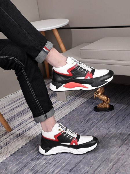 2021e new leather men 's fashion wild trend elastic band low to help classic sports shoes ,original box packaging 38 -44, Black
2021e new leather men 's fashion wild trend elastic band low to help classic sports shoes ,original box packaging 38 -44, Black