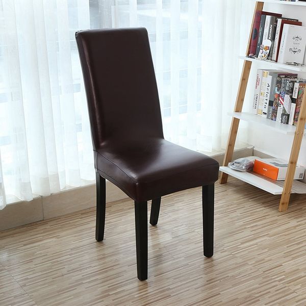 dining chair covers, solid pu leather waterproof and oilproof stretch dining chair cover slipcover for home decorative brown
dining chair covers, solid pu leather waterproof and oilproof stretch dining chair cover slipcover for home decorative brown