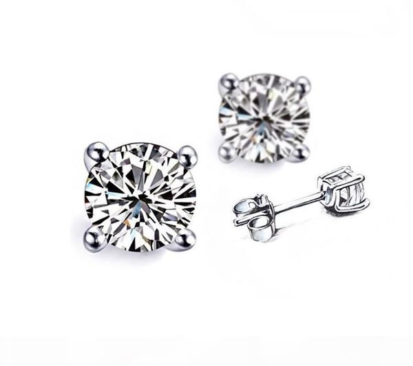 4 carat pair wholesale basket stud earrings for women 4 prong plated platinum engagement anniversary sona synthetic diamond earrings, Golden;silver
4 carat pair wholesale basket stud earrings for women 4 prong plated platinum engagement anniversary sona synthetic diamond earrings, Golden;silver