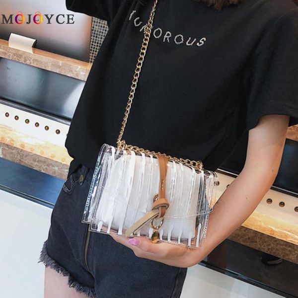 summer beach pvc transparent crossbody bags striped women clutch chain shoulder bag ladies handbags bolsa feminina
summer beach pvc transparent crossbody bags striped women clutch chain shoulder bag ladies handbags bolsa feminina