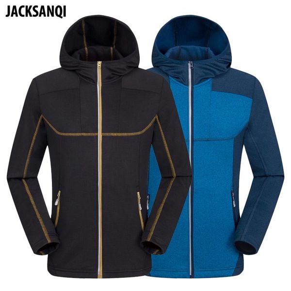 jacksanq men's hiking softshell jacket outdoor sport fleece windbreaker thermal climbing camping trekking skiing male coat ra332, Blue;black
jacksanq men's hiking softshell jacket outdoor sport fleece windbreaker thermal climbing camping trekking skiing male coat ra332, Blue;black