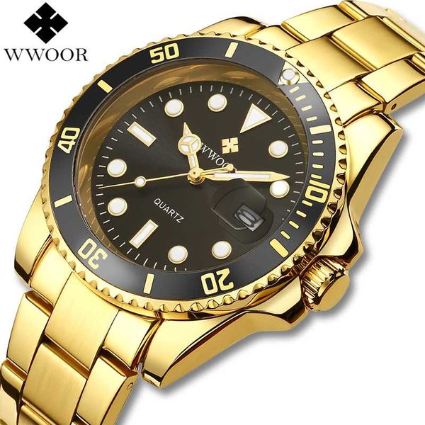 wwoor mens watches quartz analog luminous gold wristwatch waterproof golden stainless steel dress male wrist watch, Slivery;brown
wwoor mens watches quartz analog luminous gold wristwatch waterproof golden stainless steel dress male wrist watch, Slivery;brown