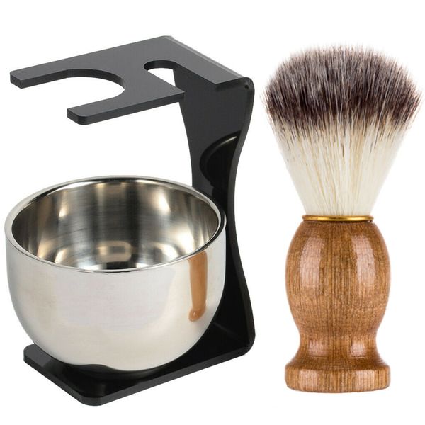 makeup brushes men shaving set beard brush stainless steel soap bowl with holder great gift for ldo
makeup brushes men shaving set beard brush stainless steel soap bowl with holder great gift for ldo