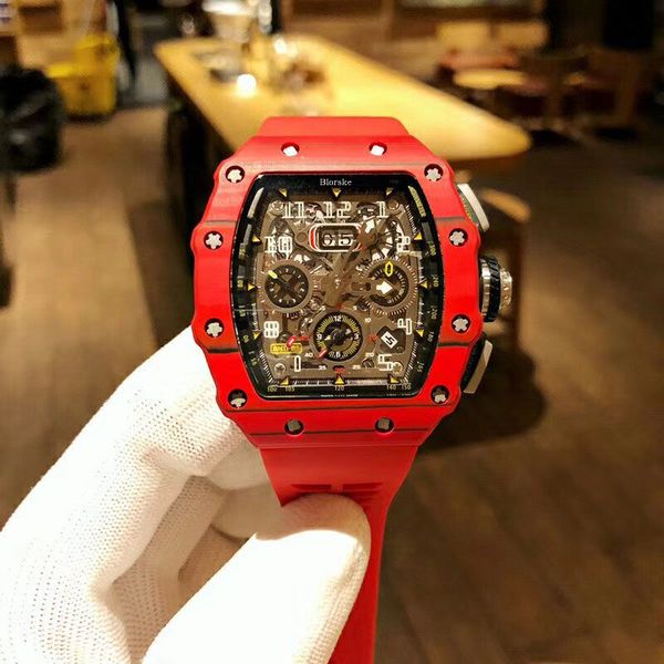 luxury internet celebrity miller rm011 celebrity inspired automatic mechanical barrel mens multi-function calendar silicone waterproof watch, Slivery;brown
luxury internet celebrity miller rm011 celebrity inspired automatic mechanical barrel mens multi-function calendar silicone waterproof watch, Slivery;brown