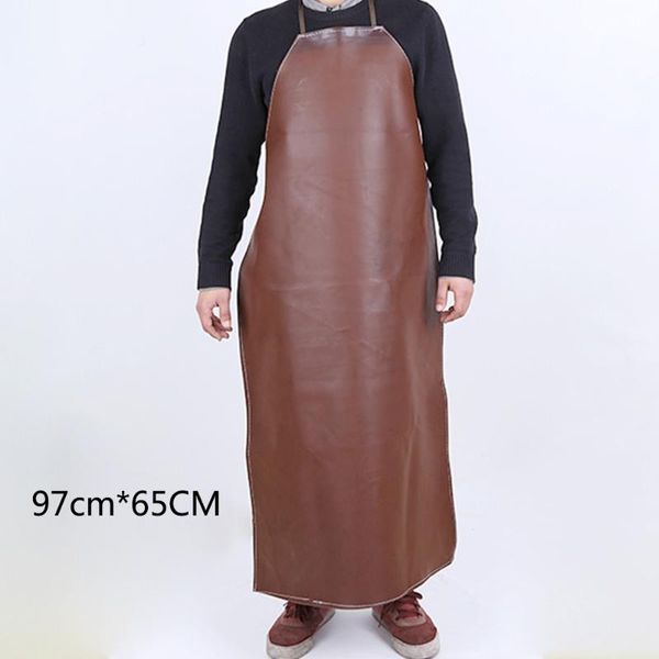 solid waterproof easy clean kitchen anti-dirt leather bib hang neck lengthen oil proof apron work shop random color
solid waterproof easy clean kitchen anti-dirt leather bib hang neck lengthen oil proof apron work shop random color