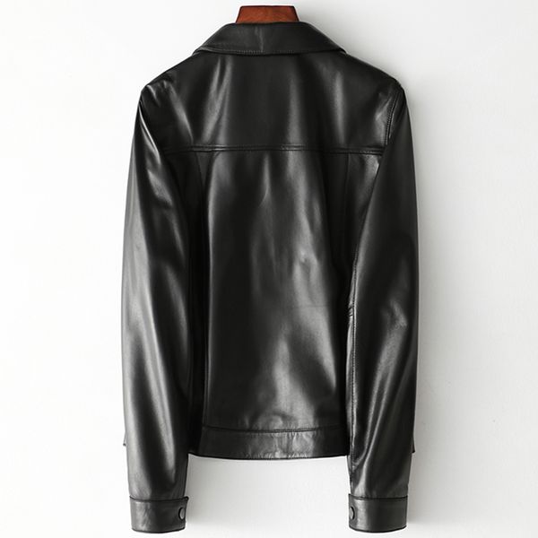 autumn real leather spring 2020 200% sheepskin jacket casual short coat for women cuero genuino hq20-sdy2002a, Black
autumn real leather spring 2020 200% sheepskin jacket casual short coat for women cuero genuino hq20-sdy2002a, Black