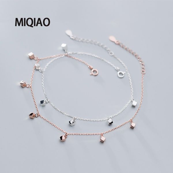 miqiao 925 sterling silver anklets for women ornament bracelet on the leg female simple glossy small square fashion foot jewelry, Red;blue
miqiao 925 sterling silver anklets for women ornament bracelet on the leg female simple glossy small square fashion foot jewelry, Red;blue