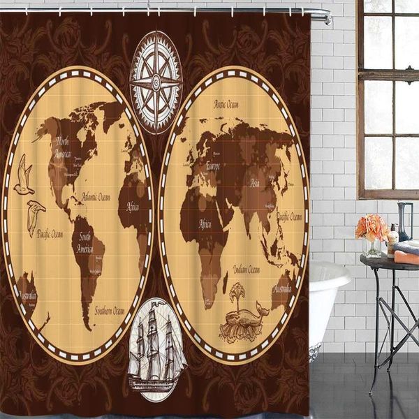 shower curtains bathroom waterproof curtain vintage fabric home decor 
shower curtains bathroom waterproof curtain vintage fabric home decor