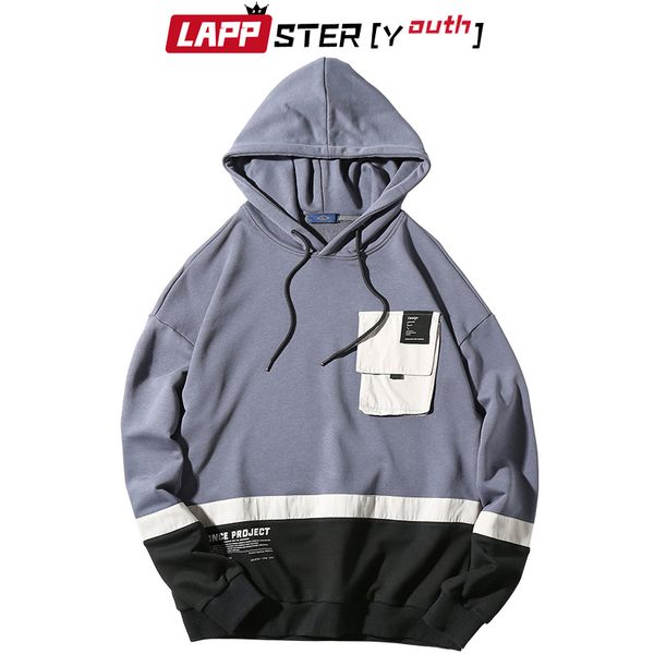 lappster men patchwork steetwear sweatshirts 2020 hoodies mens oversized fashions pocket hooded hoodie japan style clothes 2xl, Black
lappster men patchwork steetwear sweatshirts 2020 hoodies mens oversized fashions pocket hooded hoodie japan style clothes 2xl, Black