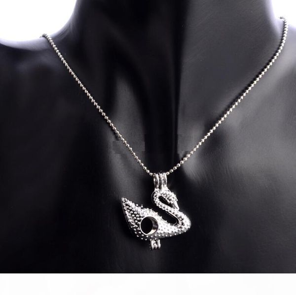2020 cages locket necklace hollow out the swan locket pendant necklace diy pearls lava stone jewelry, Silver
2020 cages locket necklace hollow out the swan locket pendant necklace diy pearls lava stone jewelry, Silver