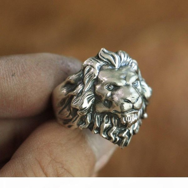 linsion 925 стерлингового серебра король лев кольцо высокого подробнее мужские байкер punk ring ta109 сша размер 7 до 15, Golden;silver 
linsion 925 стерлингового серебра король лев кольцо высокого подробнее мужские байкер punk ring ta109 сша размер 7 до 15, Golden;silver