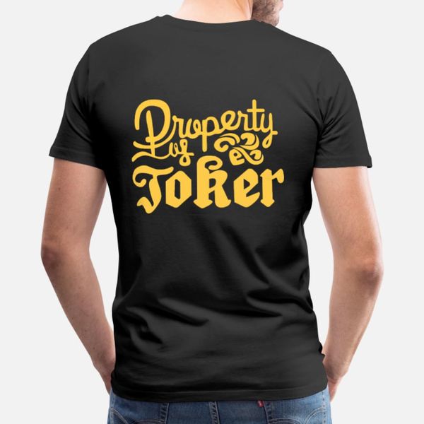 property of joker funny s t shirt men create short sleeve crew neck gents sunlight casual spring autumn trend shirt
property of joker funny s t shirt men create short sleeve crew neck gents sunlight casual spring autumn trend shirt