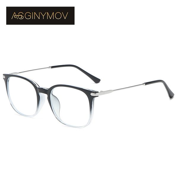 as ginymov men women alloy tr90 fashion computer glasses optical spectacle frame anti-blue light transparent frame eyeglasses, White;black 
as ginymov men women alloy tr90 fashion computer glasses optical spectacle frame anti-blue light transparent frame eyeglasses, White;black