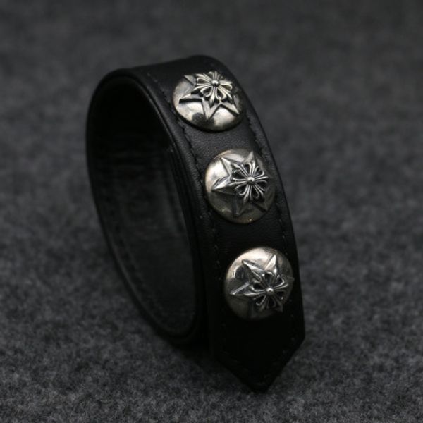100% s925 sterling silver leather bracelet personality fashion retro hip hop punk jewelry six-pointed star around the shape hot, Golden;silver
100% s925 sterling silver leather bracelet personality fashion retro hip hop punk jewelry six-pointed star around the shape hot, Golden;silver