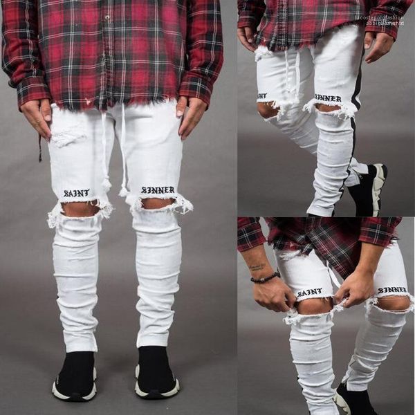 fit represent jeans mens new jeans white black holes ripped striped skinny pencil pants slim, Blue
fit represent jeans mens new jeans white black holes ripped striped skinny pencil pants slim, Blue