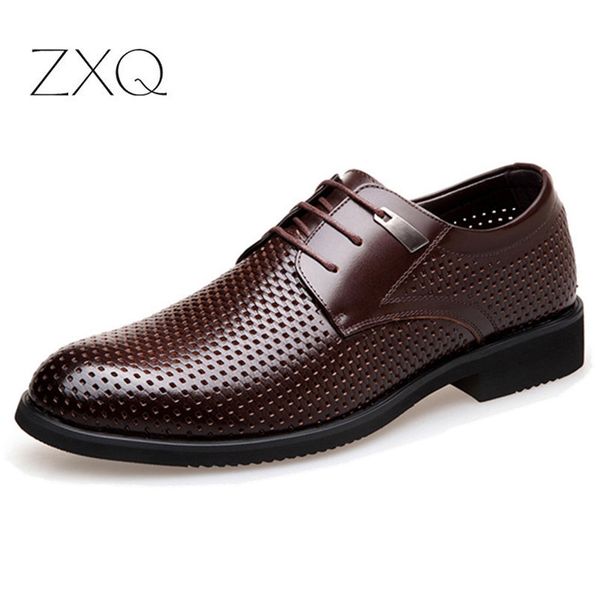 new summer genuine leather men oxford shoes elegant pointed toe hollow breathable black leather men dress shoes
new summer genuine leather men oxford shoes elegant pointed toe hollow breathable black leather men dress shoes