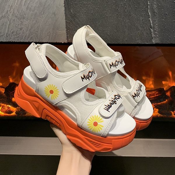 women platform chunky sandals brand fashion wedges shoes for woman summer flower designers beach gladiator leather sandal ladies, Black
women platform chunky sandals brand fashion wedges shoes for woman summer flower designers beach gladiator leather sandal ladies, Black