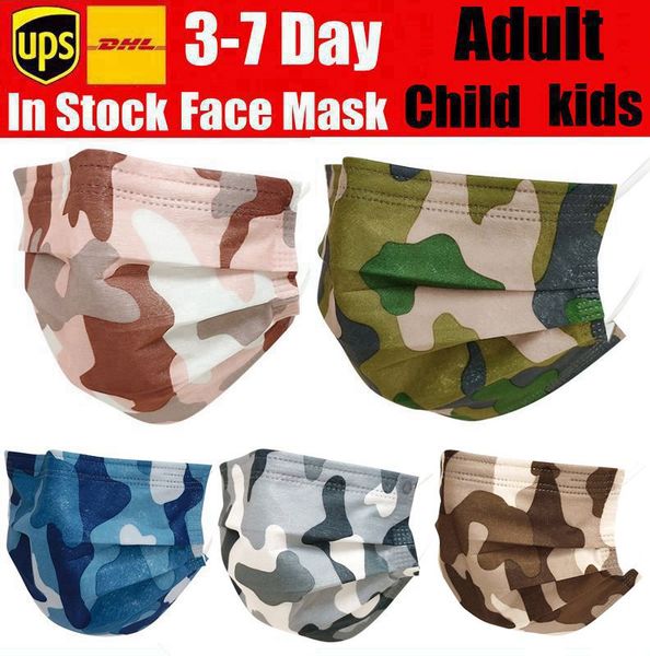 FASHION!!Camouflage mask with box 3-ply Disposable Face Masks mouth mask Breathable for Blocking Dust Air Anti-Pollution Mask for Adult kids
FASHION!!Camouflage mask with box 3-ply Disposable Face Masks mouth mask Breathable for Blocking Dust Air Anti-Pollution Mask for Adult kids