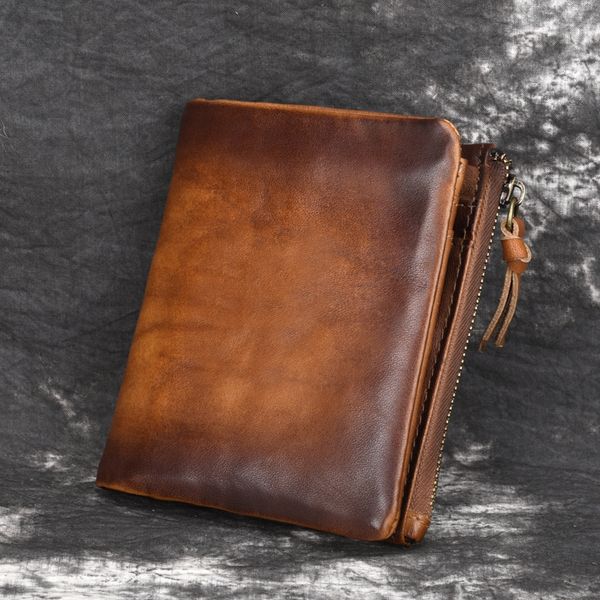 new retro double zipper man purse leather head layer cowhide men's bags leisure multi-functional wallet, Red;black
new retro double zipper man purse leather head layer cowhide men's bags leisure multi-functional wallet, Red;black