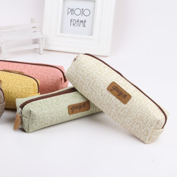 pencil cases simple solid color case imitation bark pu waterproof student school stationery storage bag
pencil cases simple solid color case imitation bark pu waterproof student school stationery storage bag