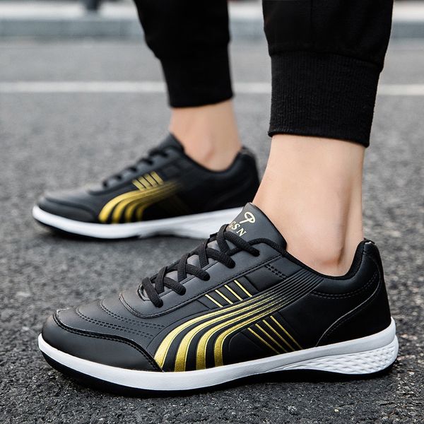 brand leather men casual shoes fashion sneakers wedges footwear zapatillas hombre male walking shoes outdoor man designer, Black
brand leather men casual shoes fashion sneakers wedges footwear zapatillas hombre male walking shoes outdoor man designer, Black
