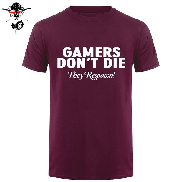 gamers не умереть они респаун! письмо отпечатанного мужская футболка смешной майки мужчины бренд одежды лето новый стиль 100% хлопок
gamers не умереть они респаун! письмо отпечатанного мужская футболка смешной майки мужчины бренд одежды лето новый стиль 100% хлопок